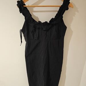 Banana Republic Black Zip-Up Dress